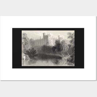 Engraving Kilkenny Castle, Ireland 1841 Posters and Art